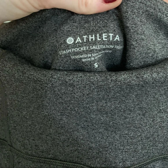 Athleta Stash Pocket Salutation Tight Leggings - Picture 4 of 6